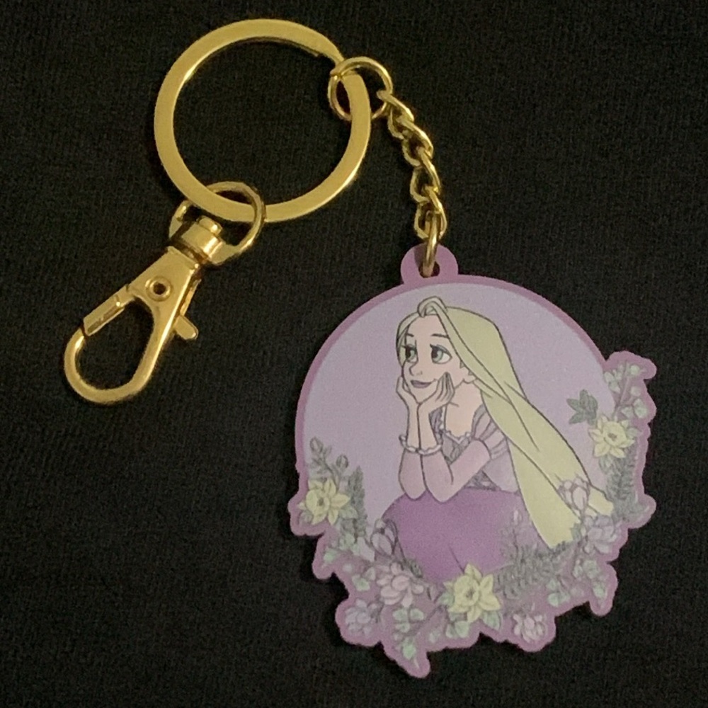 Rapunzel Keychain Bag Charm Disney Princess